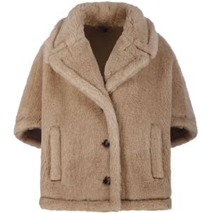 Max Mara, Dames, Jassen, Beige, Maat: S/M
