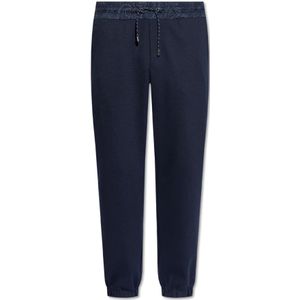 Etro, Heren, Broeken, Blauw, Maat: M Katoen,