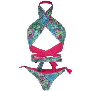 Reina Olga, Dames, Badkleding, Groen, Maat: L Polyamide,