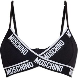 Moschino, Dames, Ondergoed, Zwart, Maat: S Katoen,