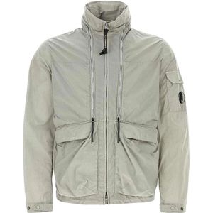 C.p. Company, Heren, Jassen, Grijs, Maat: XS Poliester,