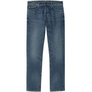 Carhartt Wip, Heren, Jeans, Blauw, Maat: W30 Katoen,