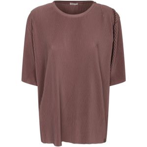 Herno, Dames, Tops, Bruin, Maat: S Jersey,