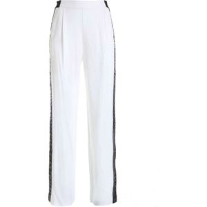 Karl Lagerfeld, Dames, Broeken, Wit, Maat: S Viscose,