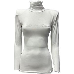 Giulia N Couture, Dames, Tops, Wit, Maat: 2XS