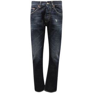 Dondup, Heren, Jeans, Blauw, Maat: W30 Denim,