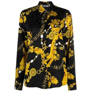 Versace Jeans Couture - Damesoverhemden - Blouse - Viscose - Stijlvol