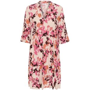 Saint Tropez, Dames, Jurken, Veelkleurig, Maat: L Viscose,