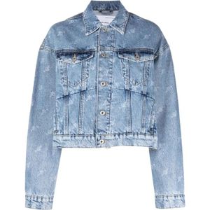 Axel Arigato, Dames, Jassen, Blauw, Maat: L Denim,