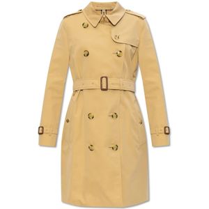 Burberry, Dames, Mantels, Beige, Maat: M Katoen,