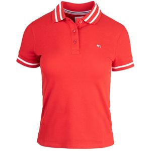 Tommy Hilfiger, Dames, Tops, Rood, Maat: S
