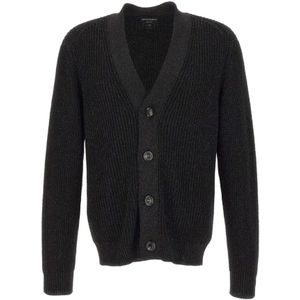 Emporio Armani, Heren, Truien, Zwart, Maat: L