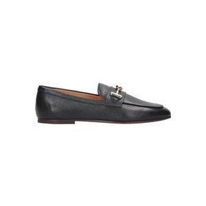 Tod's Zwarte Leren Horsebit Loafers , Black , Heren , Maat: 35 1/2 EU