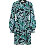 Fabienne Chapot Jurk  lichtblauw / groen / zwart