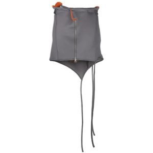 Ottolinger, Dames, Rokken, Grijs, Maat: M Jersey,