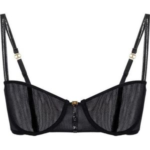 Elisabetta Franchi, Dames, Ondergoed, Zwart, Maat: XS Vinyl,