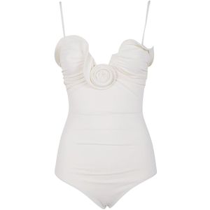 Magda Butrym, Dames, Badkleding, Beige, Maat: XS Polyamide,