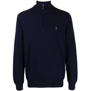 Ralph Lauren, Heren, Truien, Blauw, Maat: M Wol,