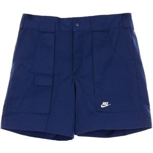 Nike, Heren, Korte broeken, Blauw, Maat: XS Katoen,