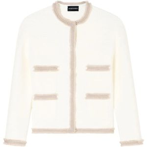 Emporio Armani, Dames, Jassen, Wit, Maat: M