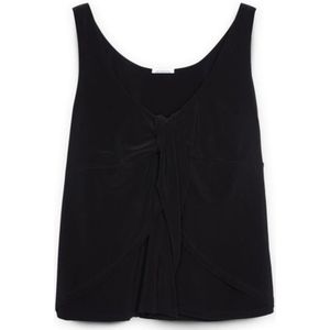 Fiorella Rubino, Dames, Tops, Zwart, Maat: XS Poliester,