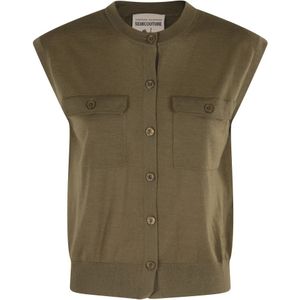 Semicouture, Dames, Jassen, Groen, Maat: XS