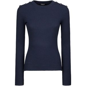 Dondup, Dames, Truien, Blauw, Maat: XS Viscose,