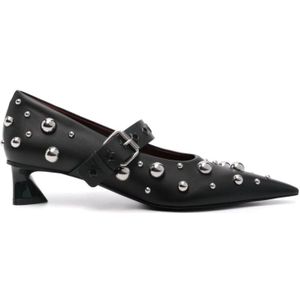 Stella McCartney, Dames, Schoenen, Zwart, Maat: 37 1/2 EU Leer,