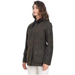 Barbour, Dames, Jassen, Groen, Maat: XL Katoen,