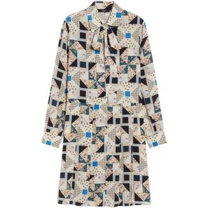 Max Mara, Dames, Jurken, Veelkleurig, Maat: M