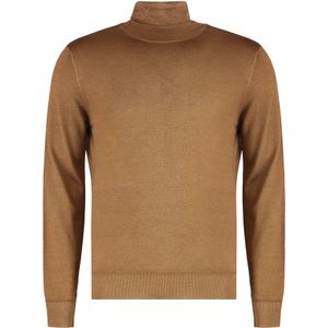 Moorer, Heren, Truien, Bruin, Maat: XL Katoen,