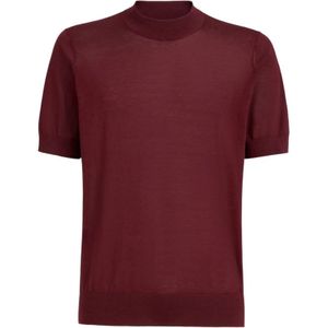 Brunello Cucinelli, Heren, Tops, Rood, Maat: M