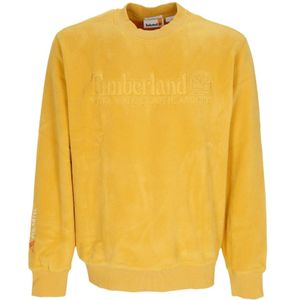 Timberland, Heren, Sweatshirts & Hoodies, Geel, Maat: S Fleece,