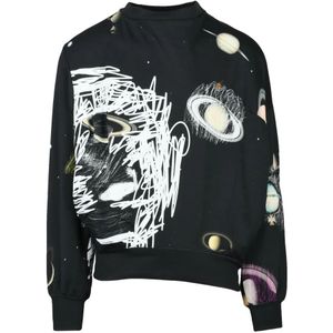 Vivienne Westwood, Heren, Sweatshirts & Hoodies, Zwart, Maat: L Fleece,