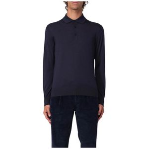 Agnona, Heren, Truien, Blauw, Maat: L Kasjmier,