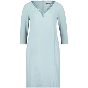 vera mont, Dames, Jurken, Groen, Maat: XL Chiffon,