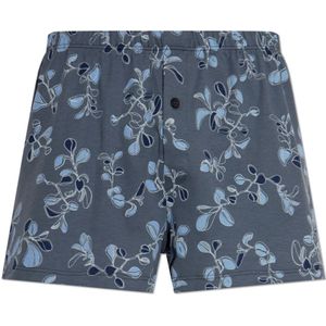 Hanro Boxershorts ' Cotton Sporty '  lichtblauw / donkerblauw