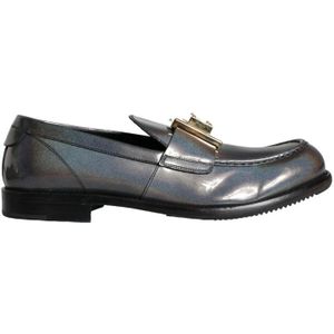 Dolce & Gabbana, Heren, Schoenen, Grijs, Maat: 44 EU Leer,