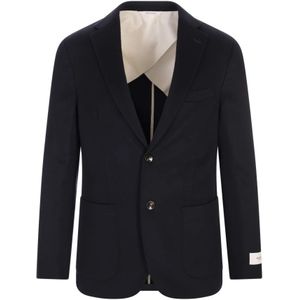 Agnona, Heren, Jassen, Zwart, Maat: M Kasjmier,