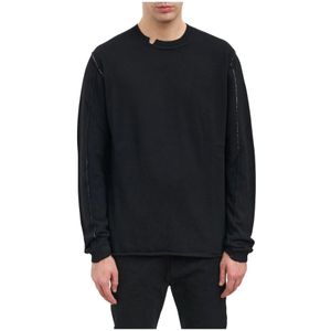 Isabel Benenato, Heren, Truien, Zwart, Maat: XL