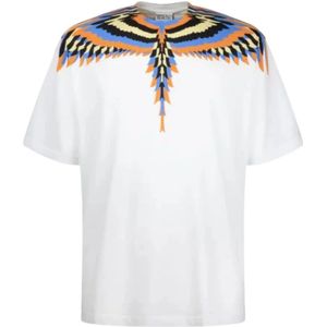 Marcelo Burlon, Heren, Tops, Wit, Maat: M