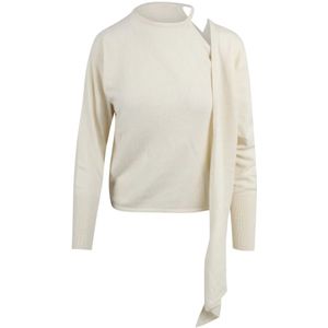 Federica Tosi, Dames, Truien, Wit, Maat: 2XS