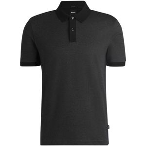 Hugo, Heren, Tops, Zwart, Maat: L Katoen,