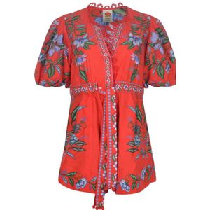 Farm Rio, Dames, Jumpsuits & Playsuits, Rood, Maat: XS