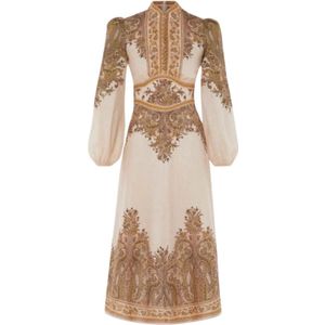Zimmermann, Dames, Jurken, Beige, Maat: M