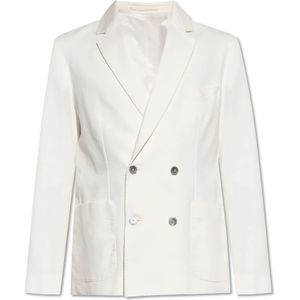 Officine Générale, Heren, Jassen, Wit, Maat: M Katoen,