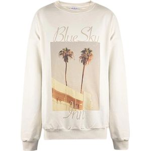 Blue Sky Inn, Heren, Sweatshirts & Hoodies, Beige, Maat: L Katoen,