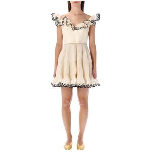 Zimmermann, Dames, Jurken, Wit, Maat: XS Katoen,