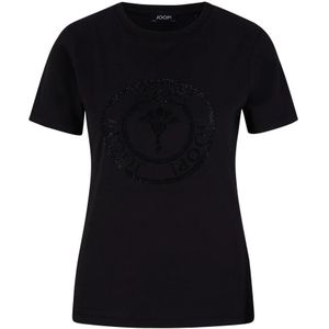 Joop!, Dames, Tops, Zwart, Maat: L Katoen,