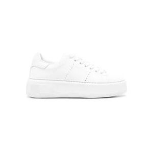 Woolrich Witte Sneakers met Geperforeerde Details , White , Dames , Maat: 38 1/2 EU